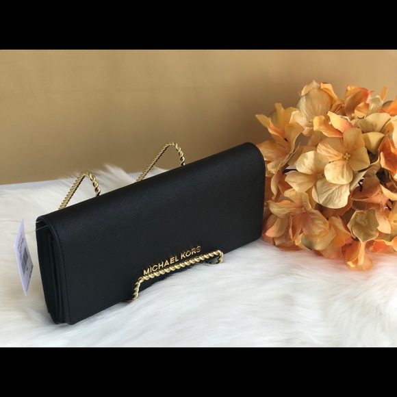 🌷MICHAEL KORS Black Saffiano Sandrine Tote Set - Picture 6 of 7